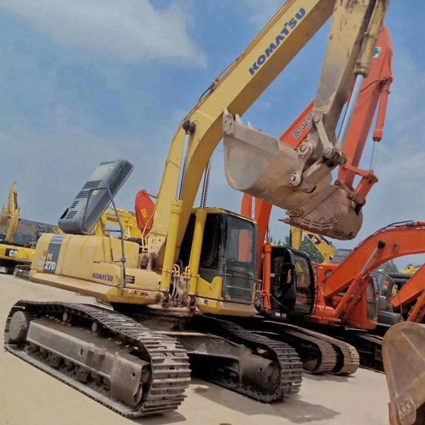 Used Crawler Excavator Second Hand Construction Equipment Original Machine Komatsu PC270-7 PC270-8 for Sale