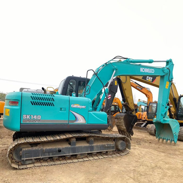 Used Crawler Excavator Second Hand Construction Equipment Original Machine Kobelco SK140 SK140LC SK140LC-8 for Sale